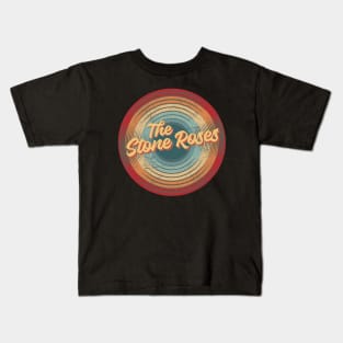 the stone roses vintage circle Kids T-Shirt